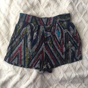 Printed Flowy Shorts w/ Pockets